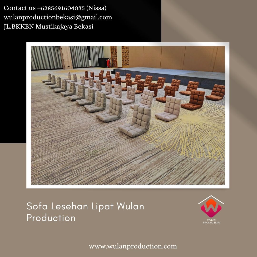 Sewa Sofa Lesehan Lipat Event Graha Angkasa Kemayoran