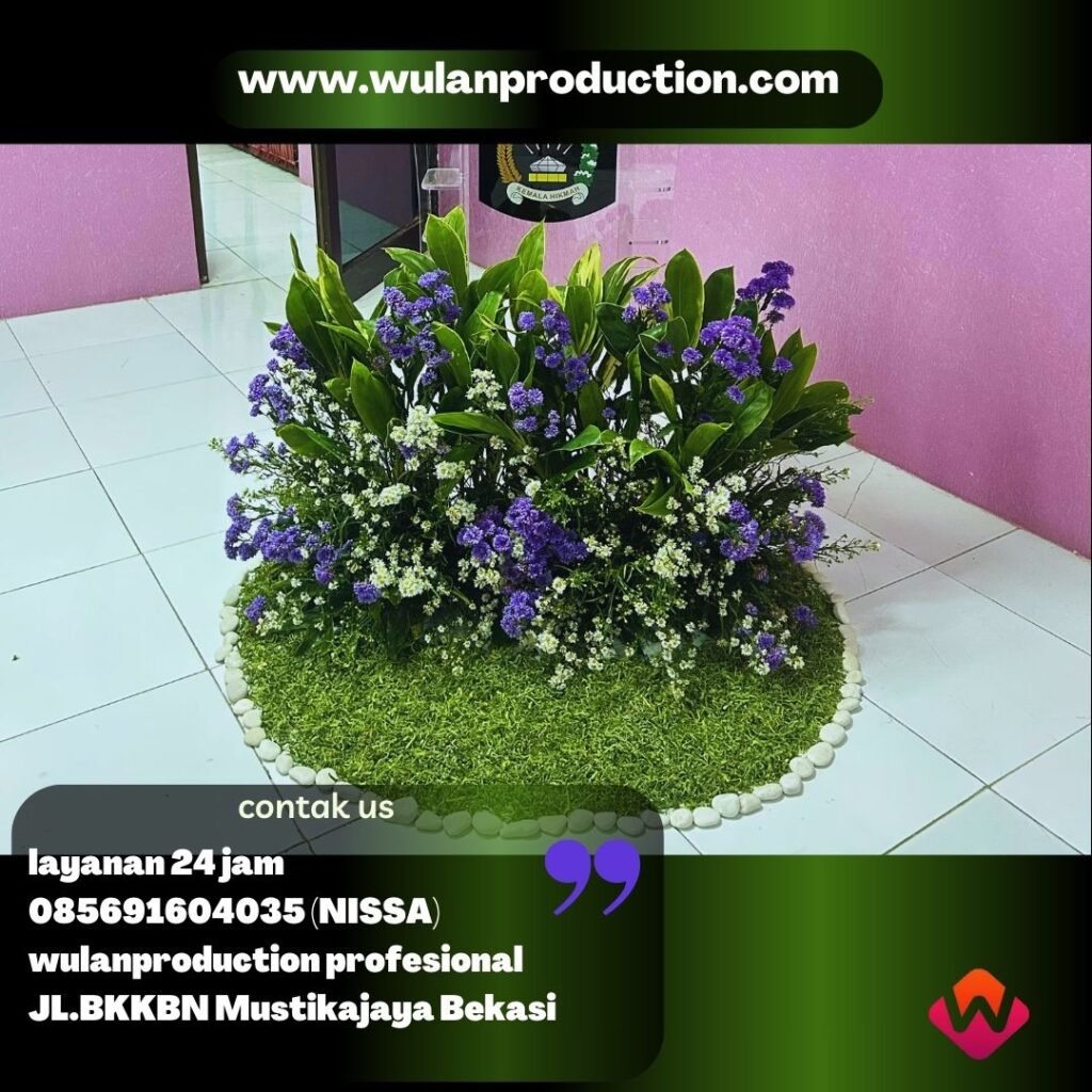 Jasa Sewa Minigarden Bunga Segar Dan Plastik Event Polres Bekasi