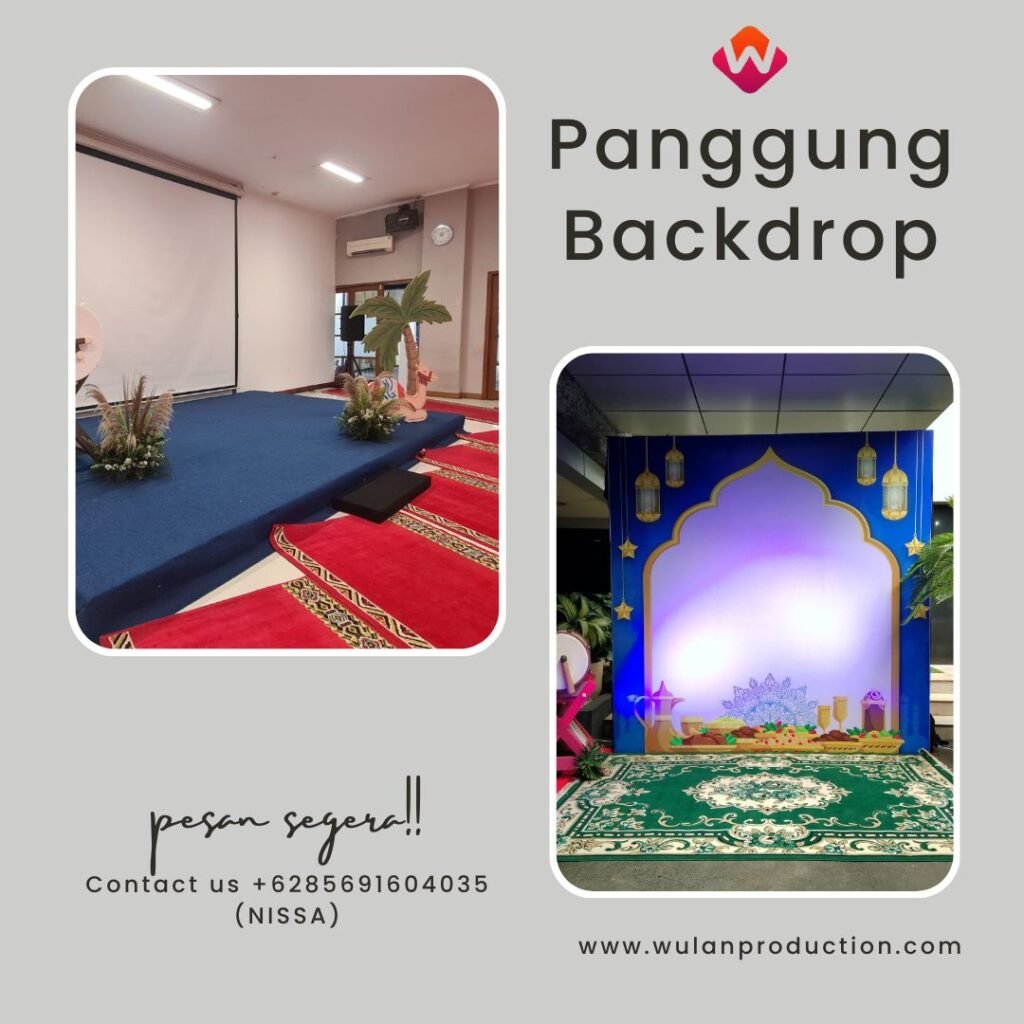 Rental Panggung Dan Backdrop Custom Sesuai Request di Jakarta
