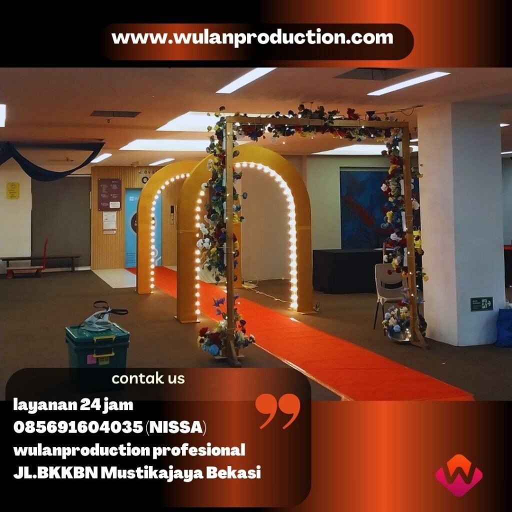 Sewa Backdrop Gate Jalan Lengkung di Jakarta