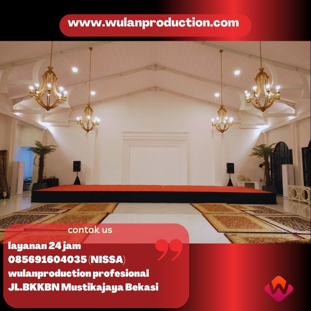 Sewa Panggung Pendek Indoor Karpet Merah di Jakarta