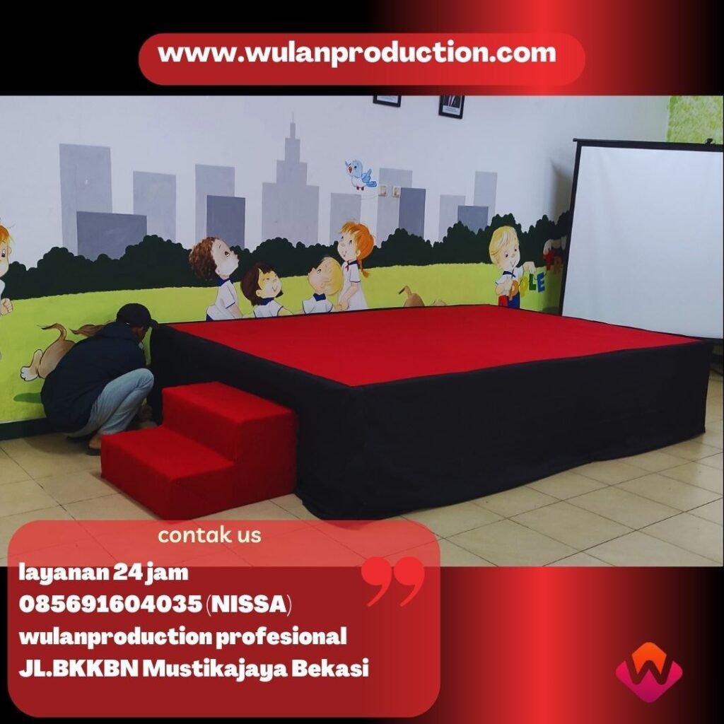 Sewa Panggung Pendek Indoor Karpet Merah di Jakarta