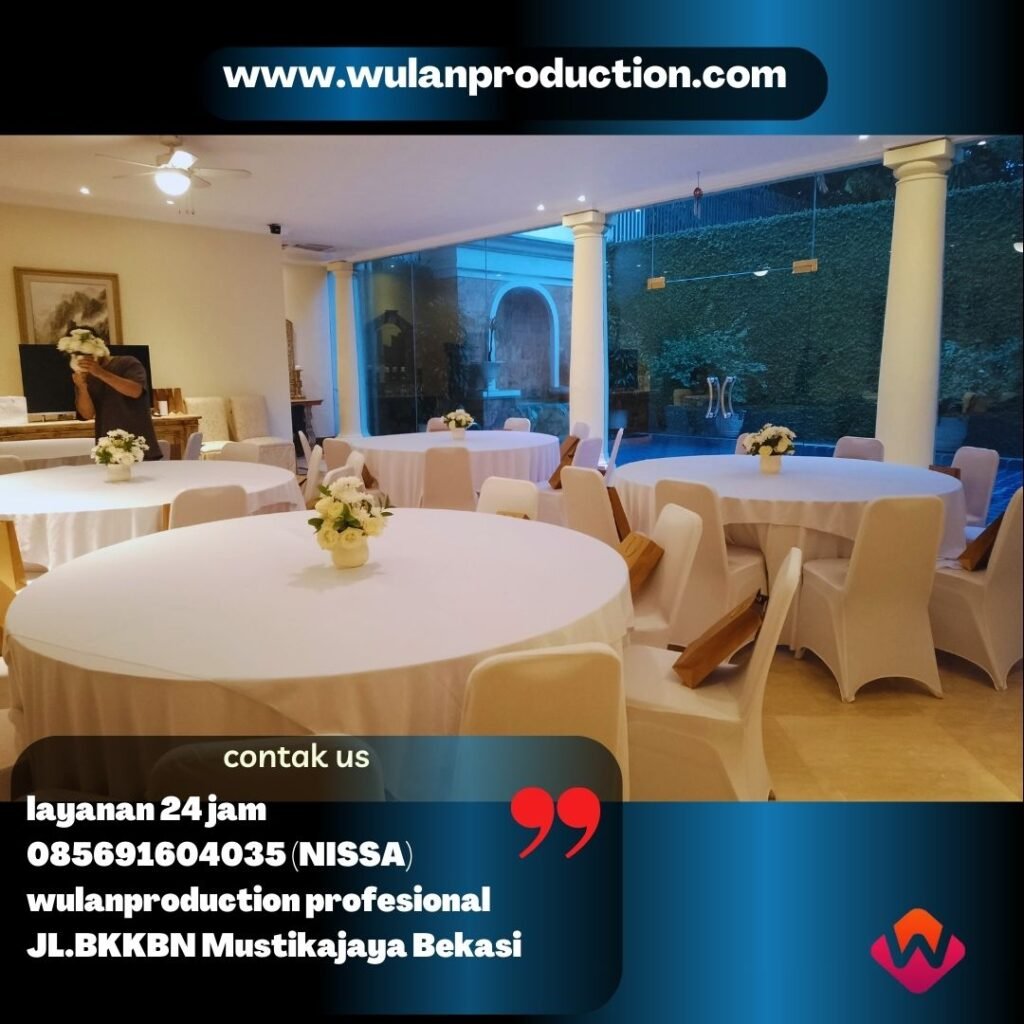 Sewa Round Table Kursi Futura Dan Alat Catering Jakarta
