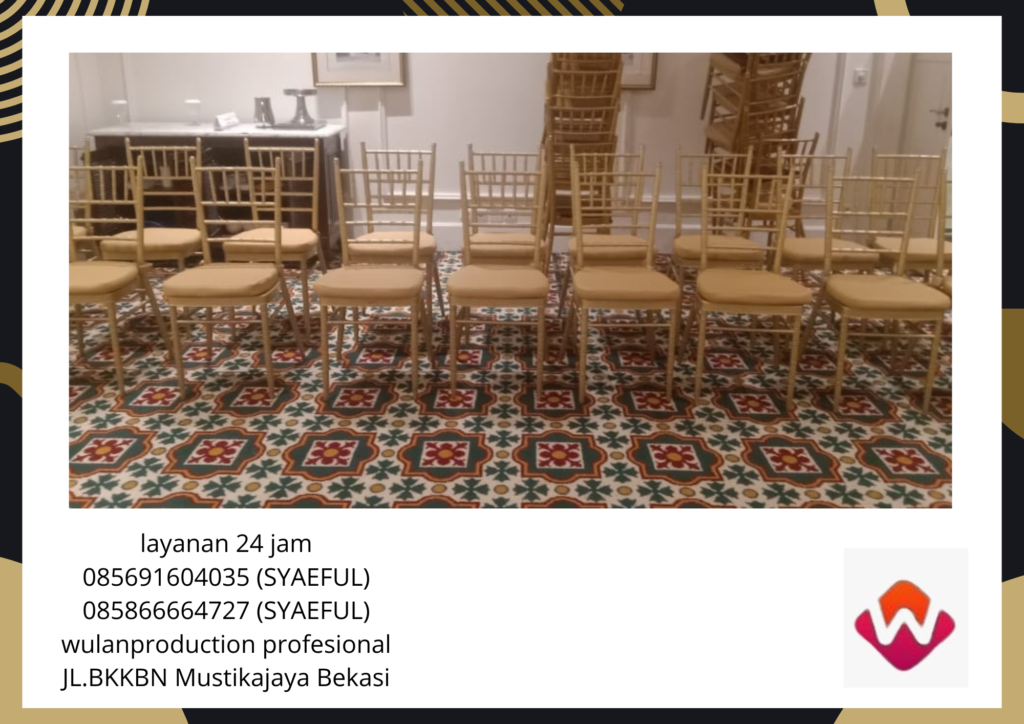 Sewa Kursi Tiffany Kayu Area Jakarta Barat