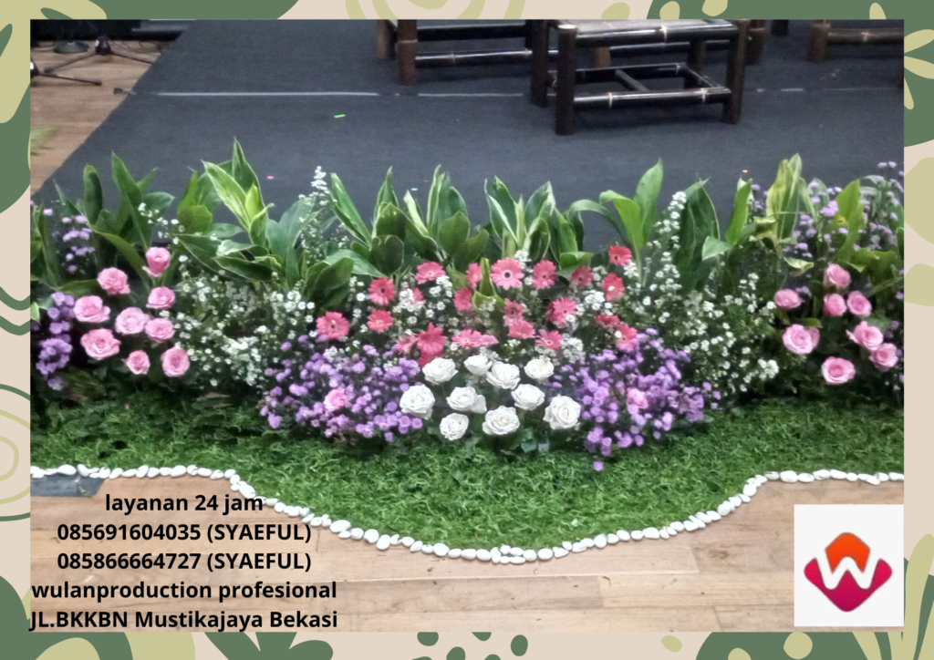 Rental Mini Garden Bunga Segar di Jakarta