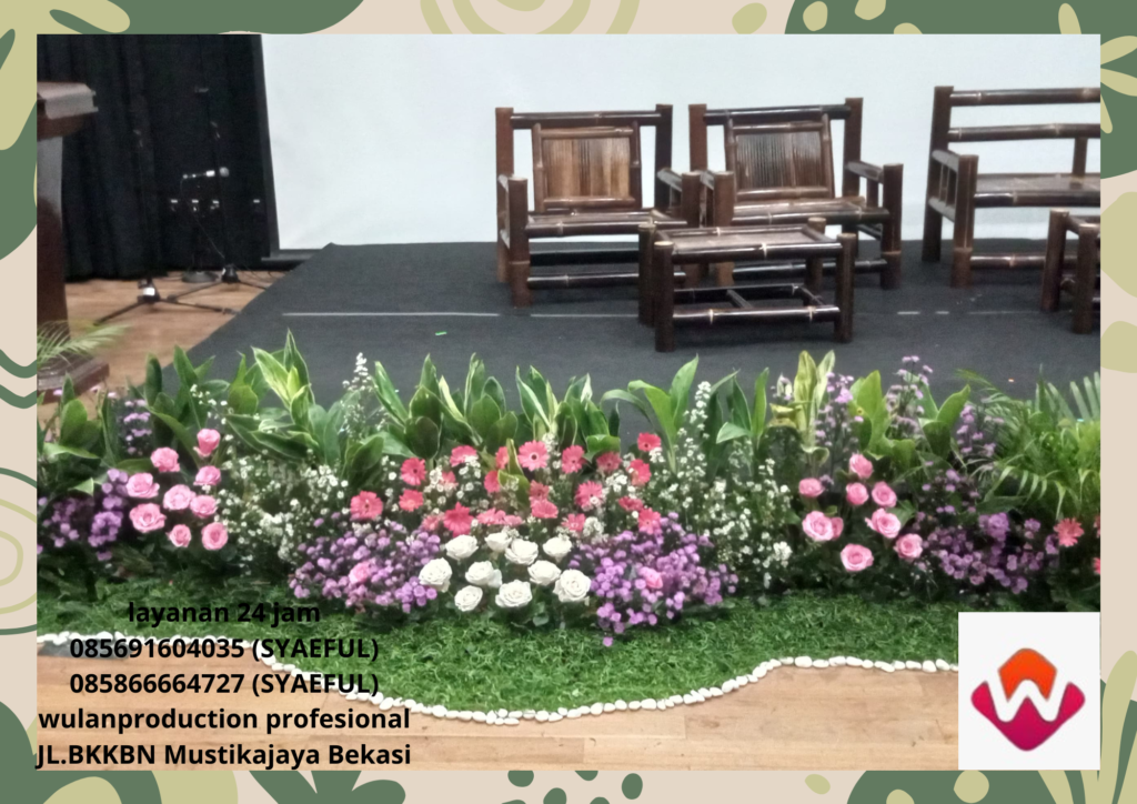 Rental Mini Garden Bunga Segar di Jakarta