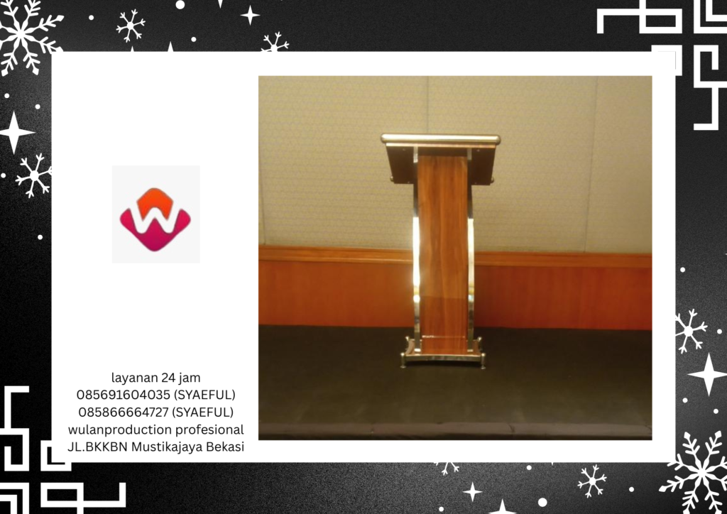 Rental Podium HPL Hitam Di Jakarta