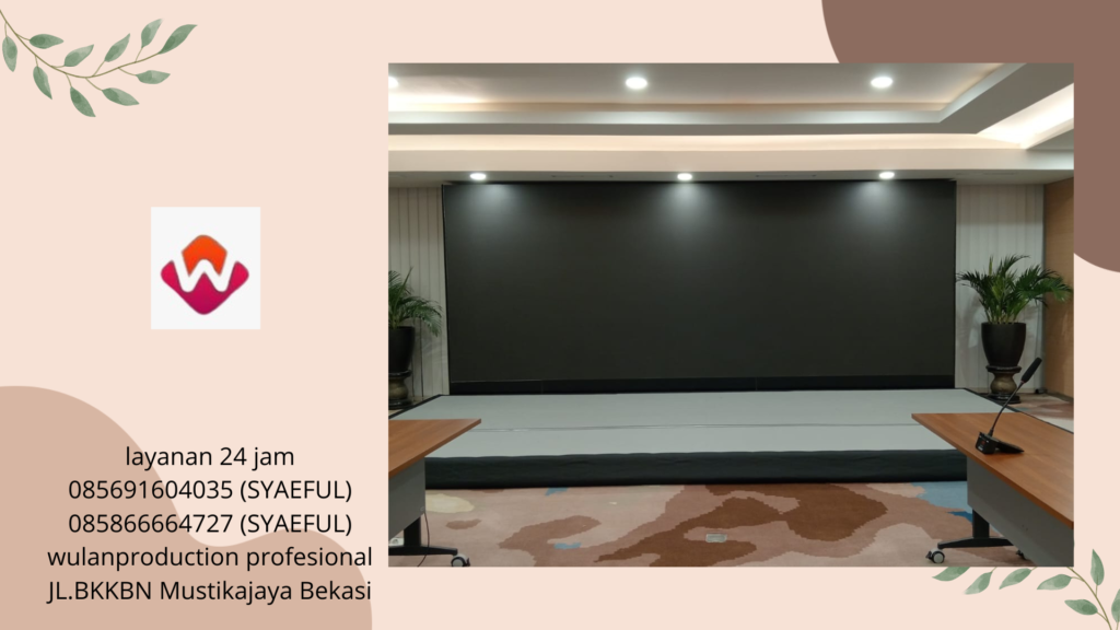 Sewa Backdrop Lampu Spot Light Event Maximus SCBD Jakarta