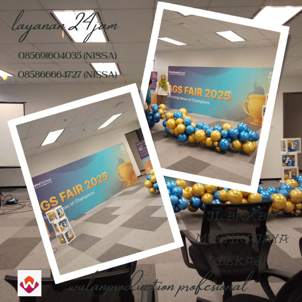 Jasa sewa Backdrop Dan Dekorasi Balon Jakarta