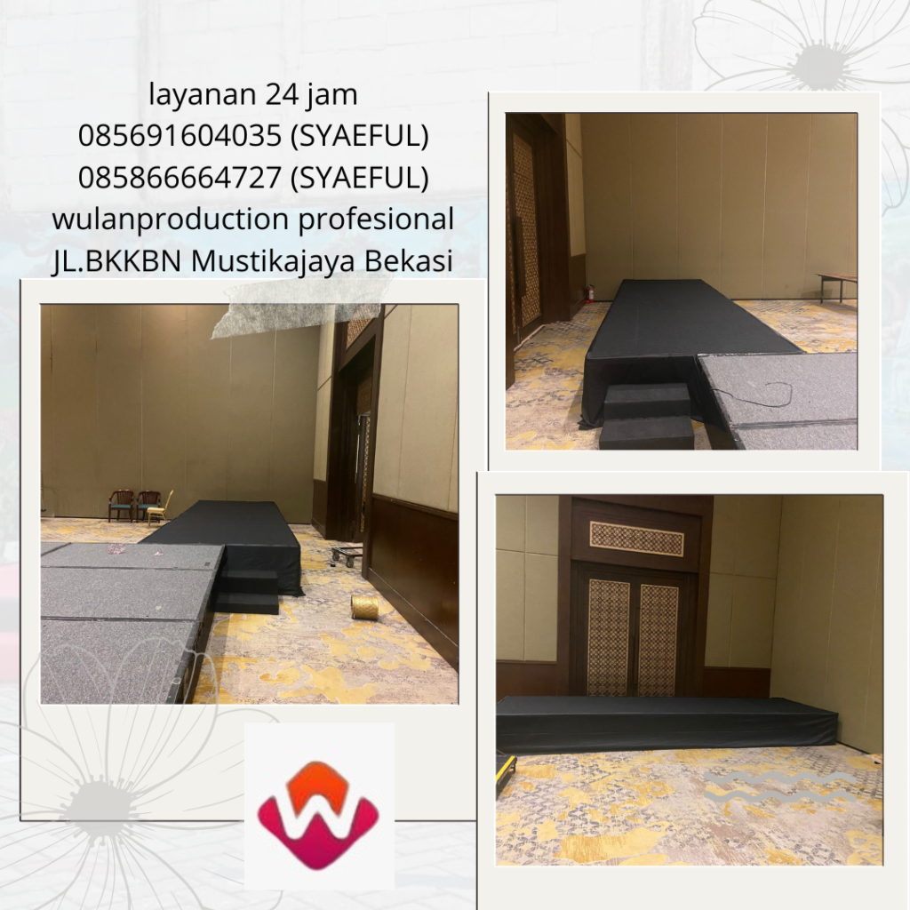 Layanan Sewa Panggung Standar Karpet Merah Area Depok
