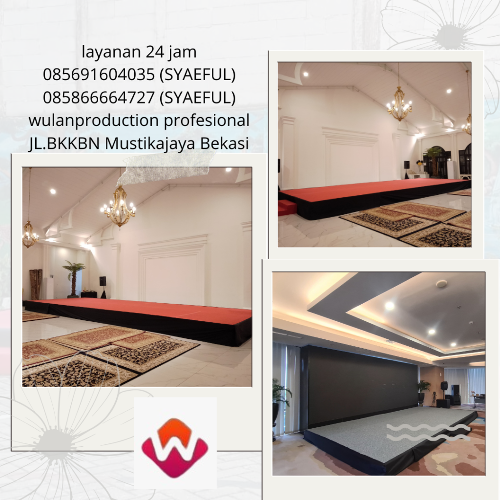 Layanan Sewa Panggung Standar Karpet Merah Area Depok
