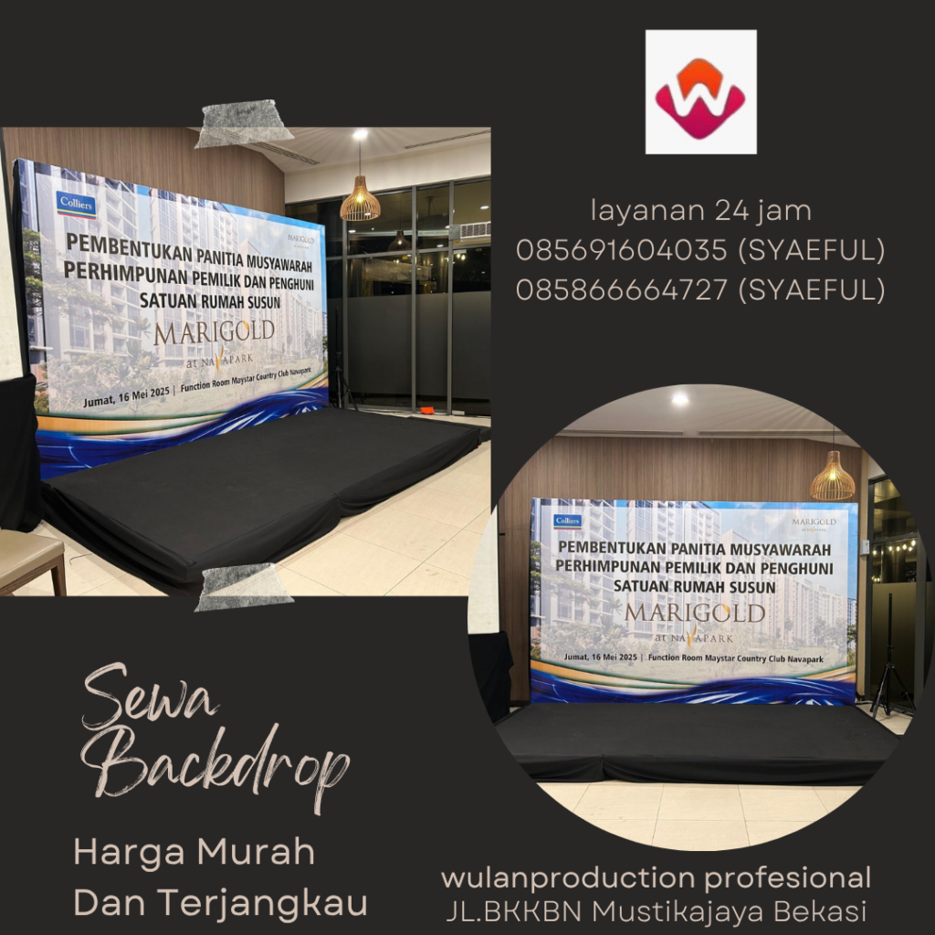 Rental Backdrop Gate Berkualitas di Jakarta