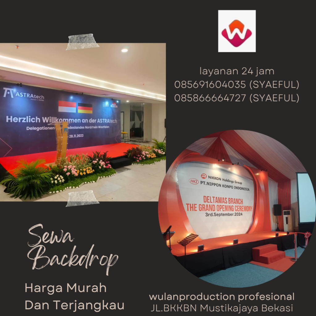 Rental Backdrop Gate Berkualitas di Jakarta