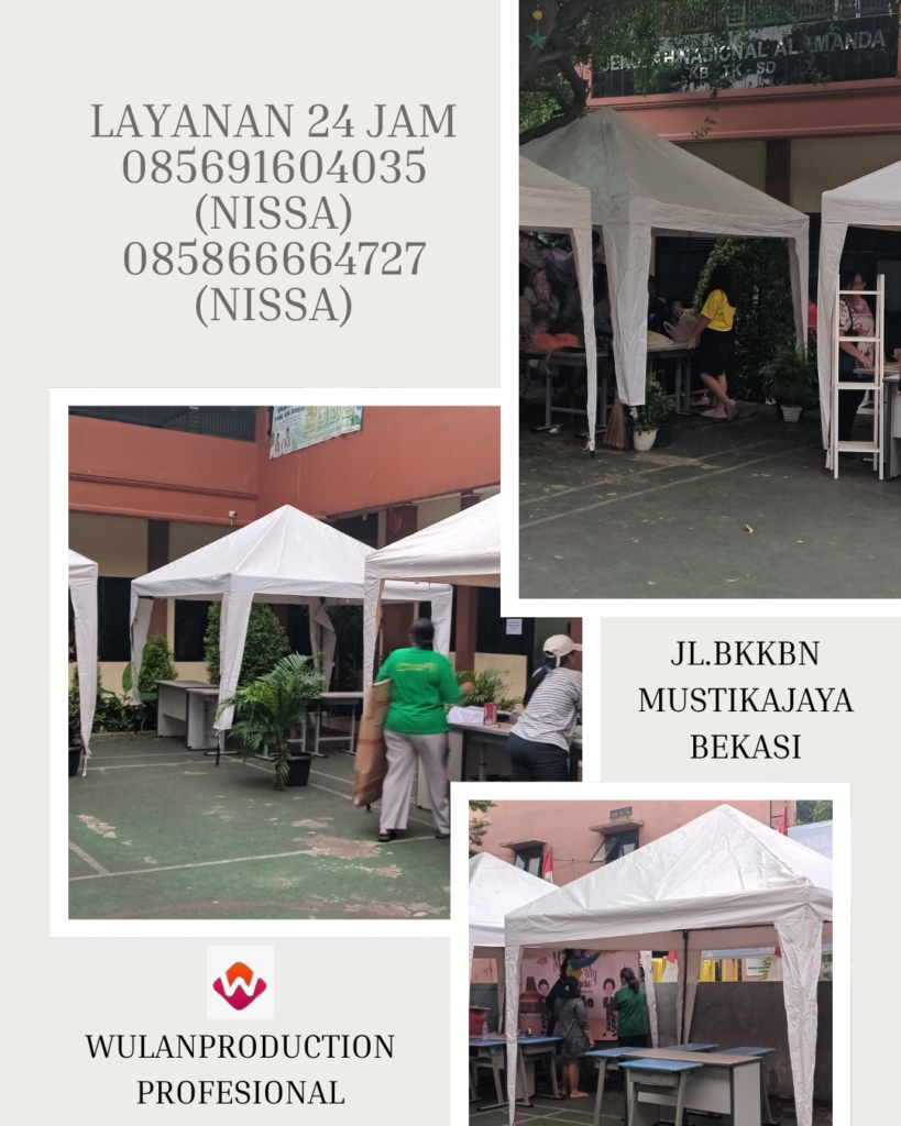 Rental Bazzar Tent Putih Size 2x2 Meter Jakarta