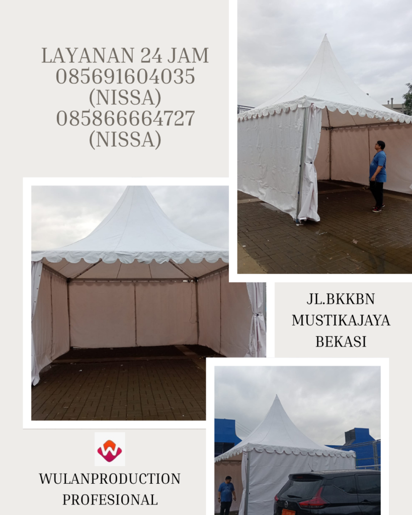 Rental Bazzar Tent Putih Size 2x2 Meter Jakarta