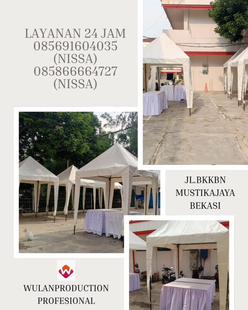 Rental Bazzar Tent Putih Size 2x2 Meter Jakarta