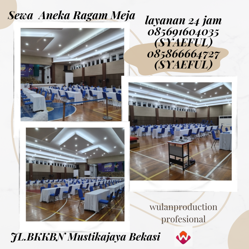 Rental Meja IBM,Round Table Dan Meja Kotak Jakarta