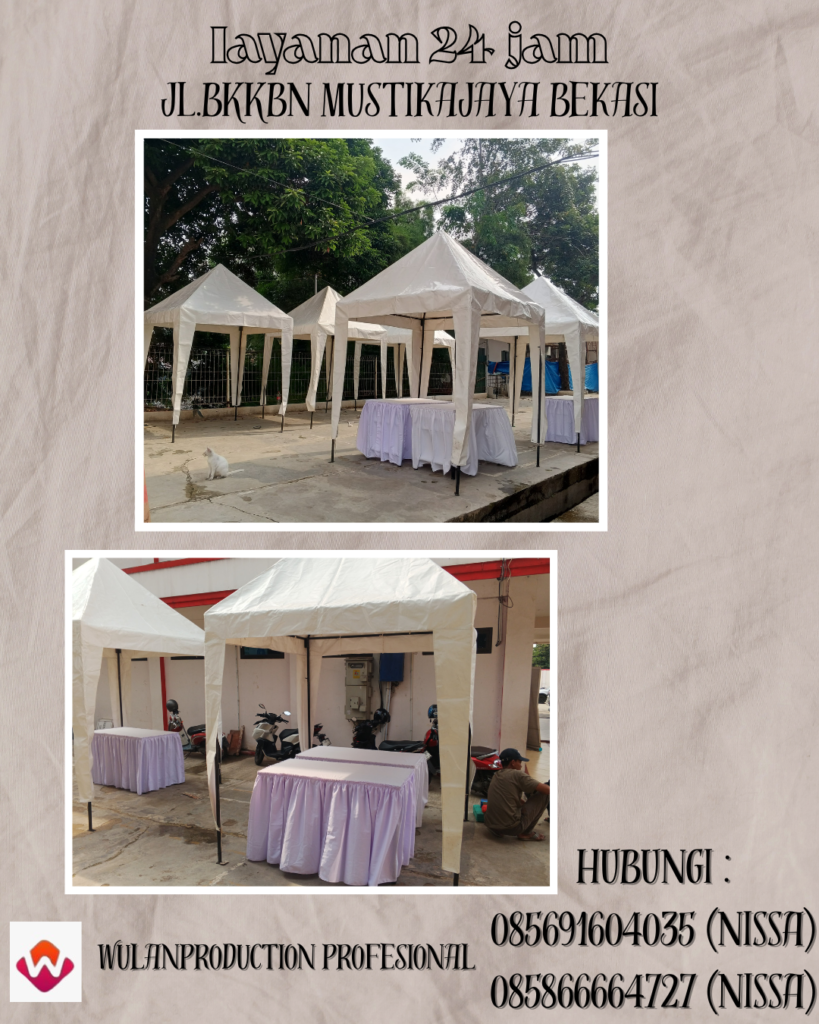 Rental Meja Kotak Dan Tenda Bazar Flooring Bogor