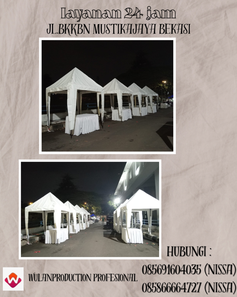 Rental Meja Kotak Dan Tenda Bazar Flooring Bogor