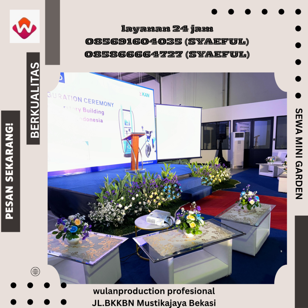 Sewa Backdrop dan Kursi Futura Cover Putih Area Depok