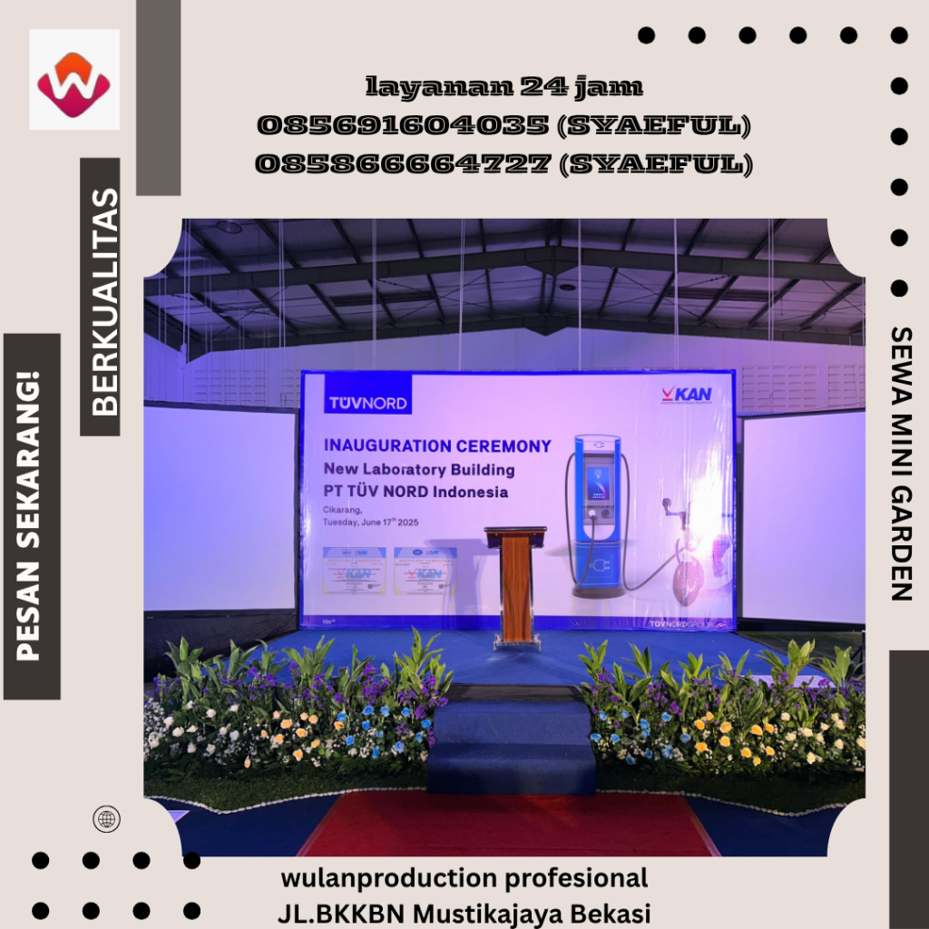 Sewa Backdrop dan Kursi Futura Cover Putih Area Depok