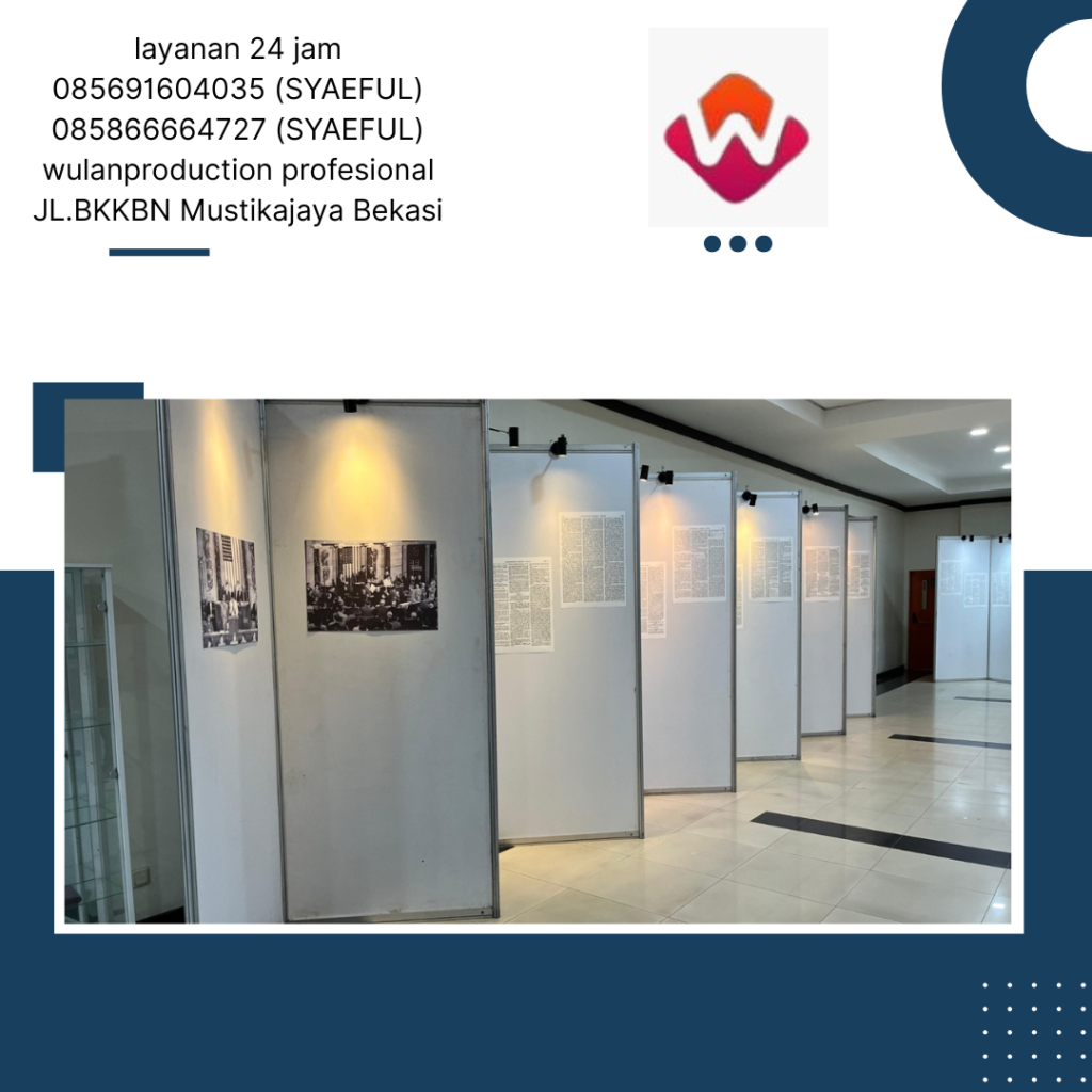 Rental Partisi R8 Putih Dan Lampu Poster di Jakarta