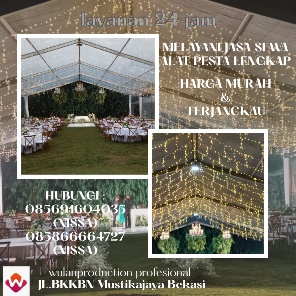 Rental Tenda Custom Berkualitas & Harga Murah Di Tangerang
