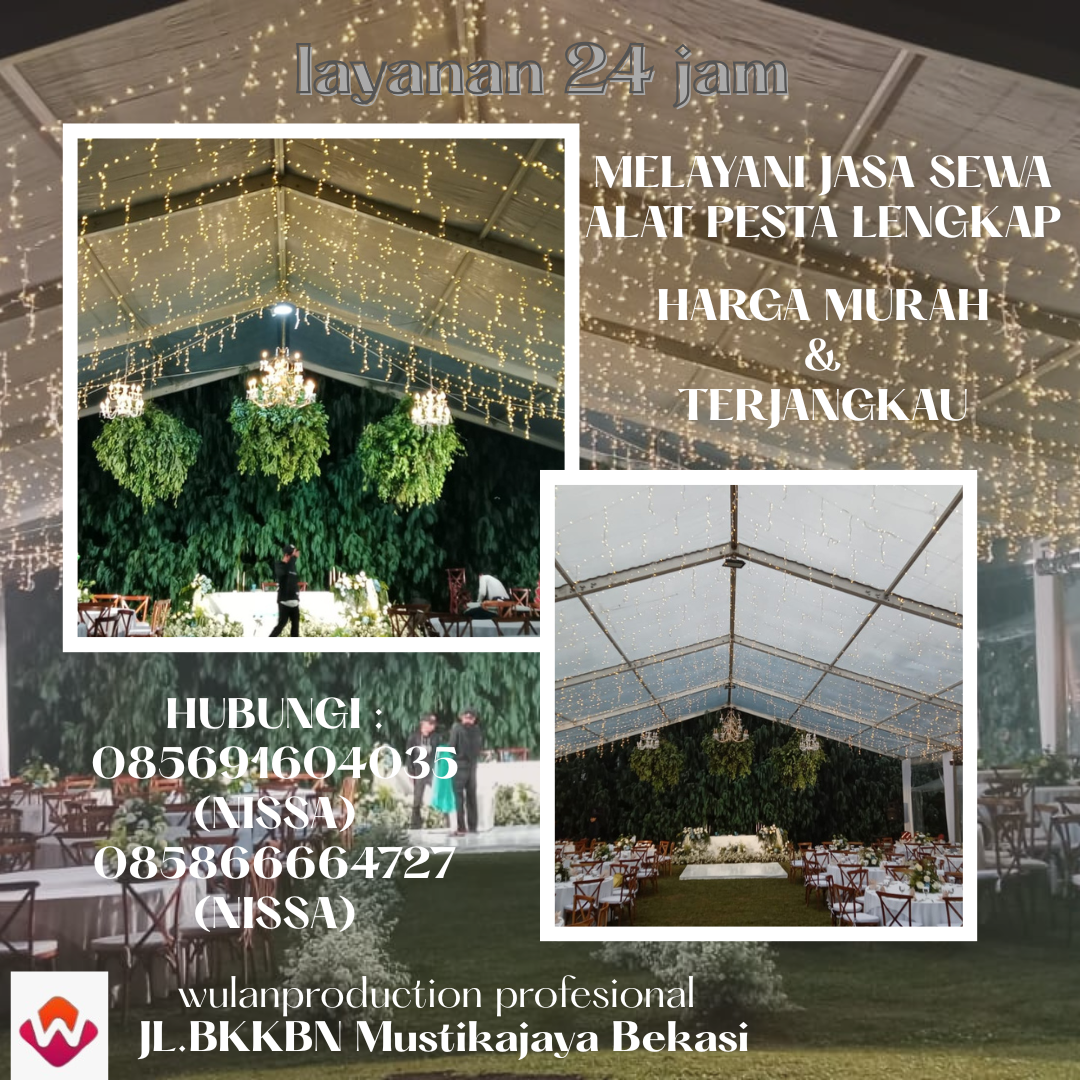 Rental Tenda Custom Berkualitas & Harga Murah Di Tangerang
