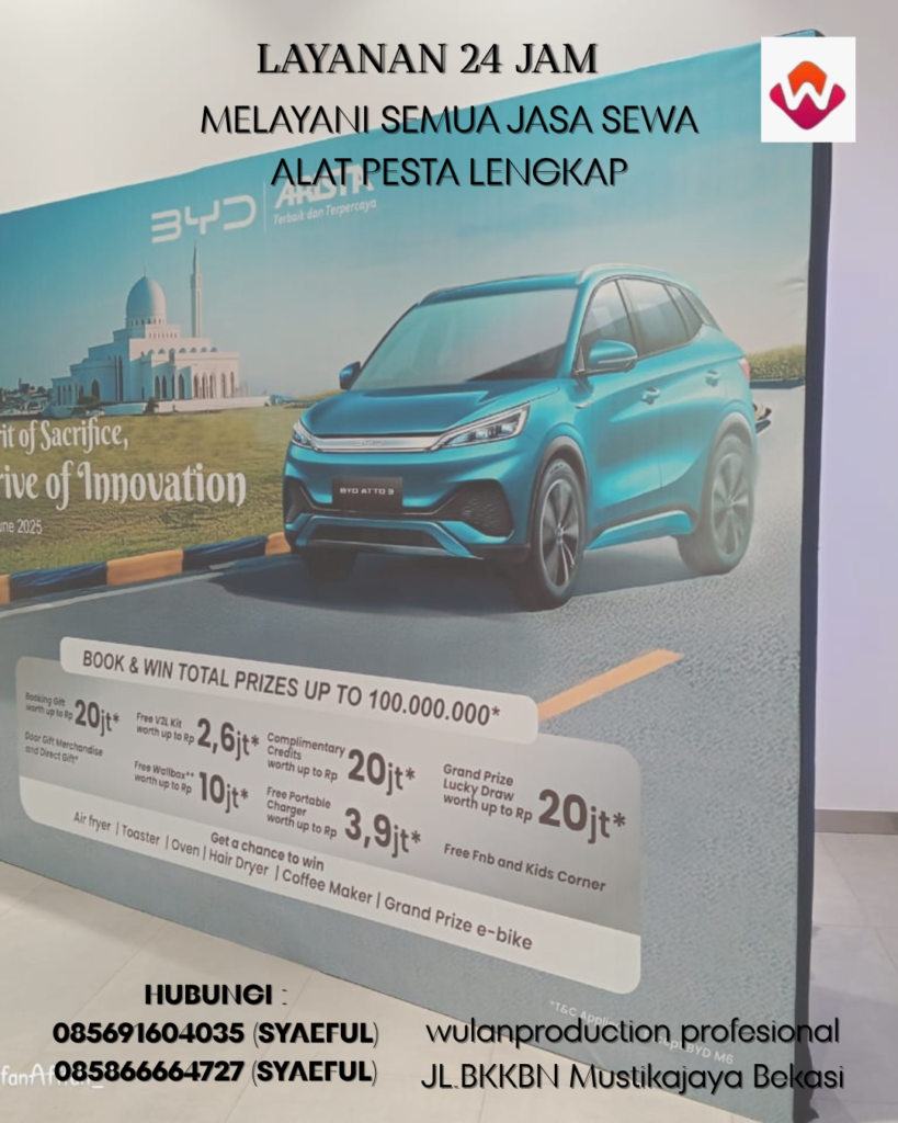 Sewa Backdrop Harga Murah Area Bekasi Kualitas Terbaik