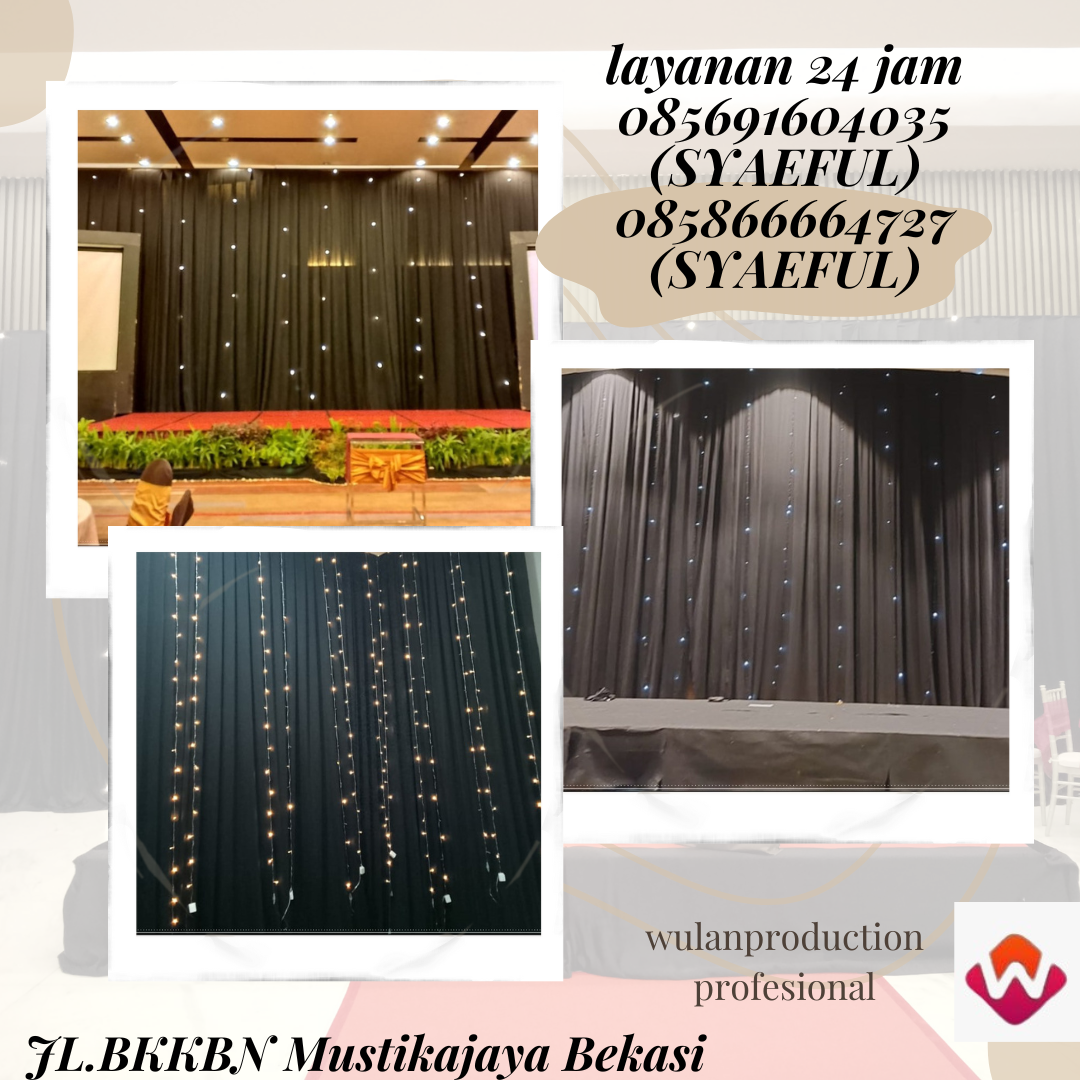 Sewa Star Light Dan Black Curtain Jakarta