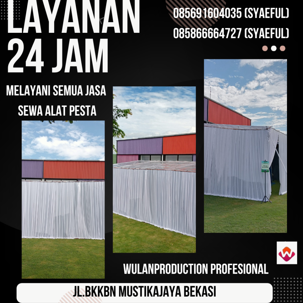 Sewa Tenda Transparan, Kursi puff Dan Beanbag Area Bekasi