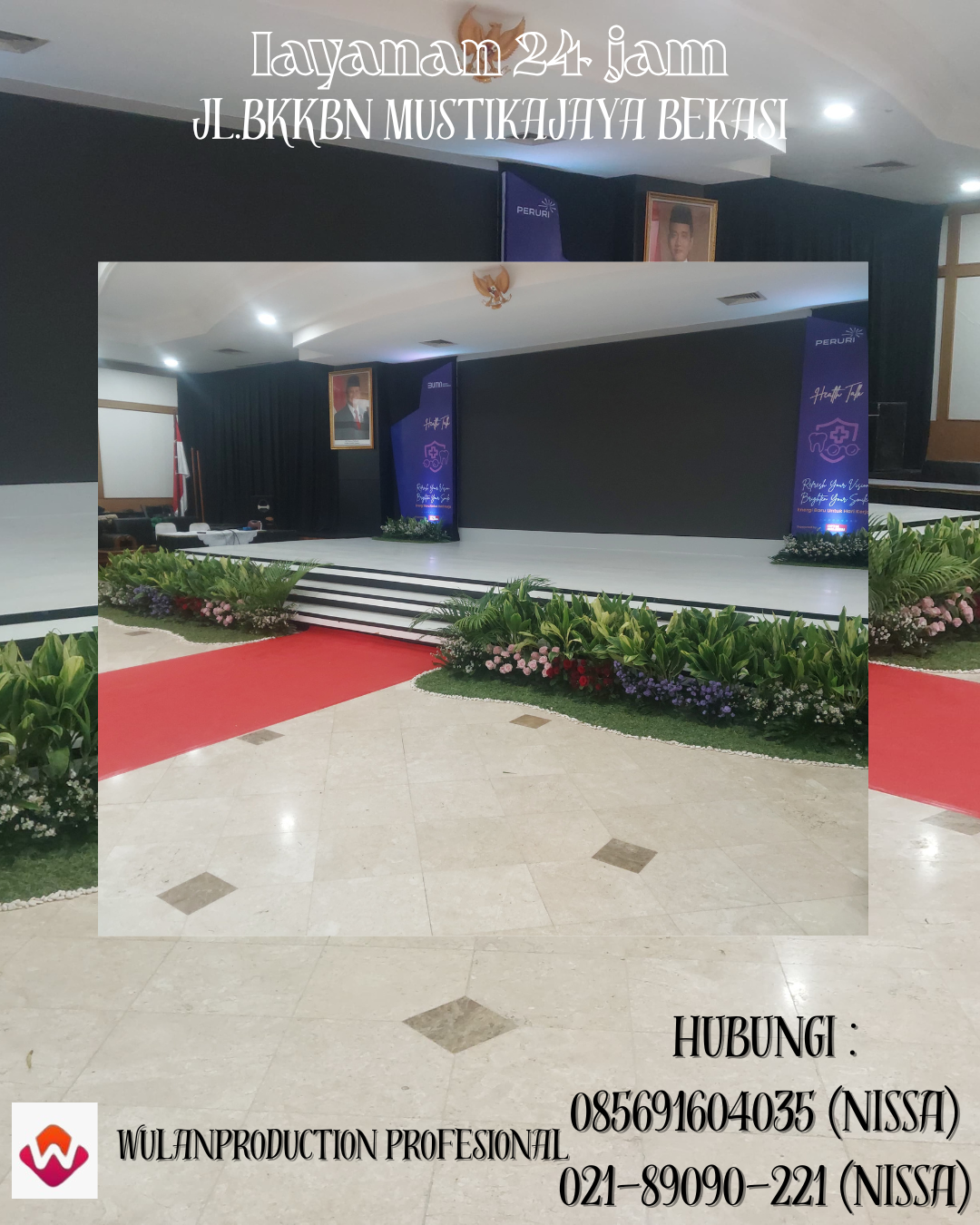 Jasa Dekorasi Mini Garden Bunga Segar Karawang