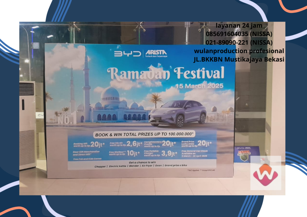 Rental backdrop Customize Beragam Model Dan Ukuran di Jakarta