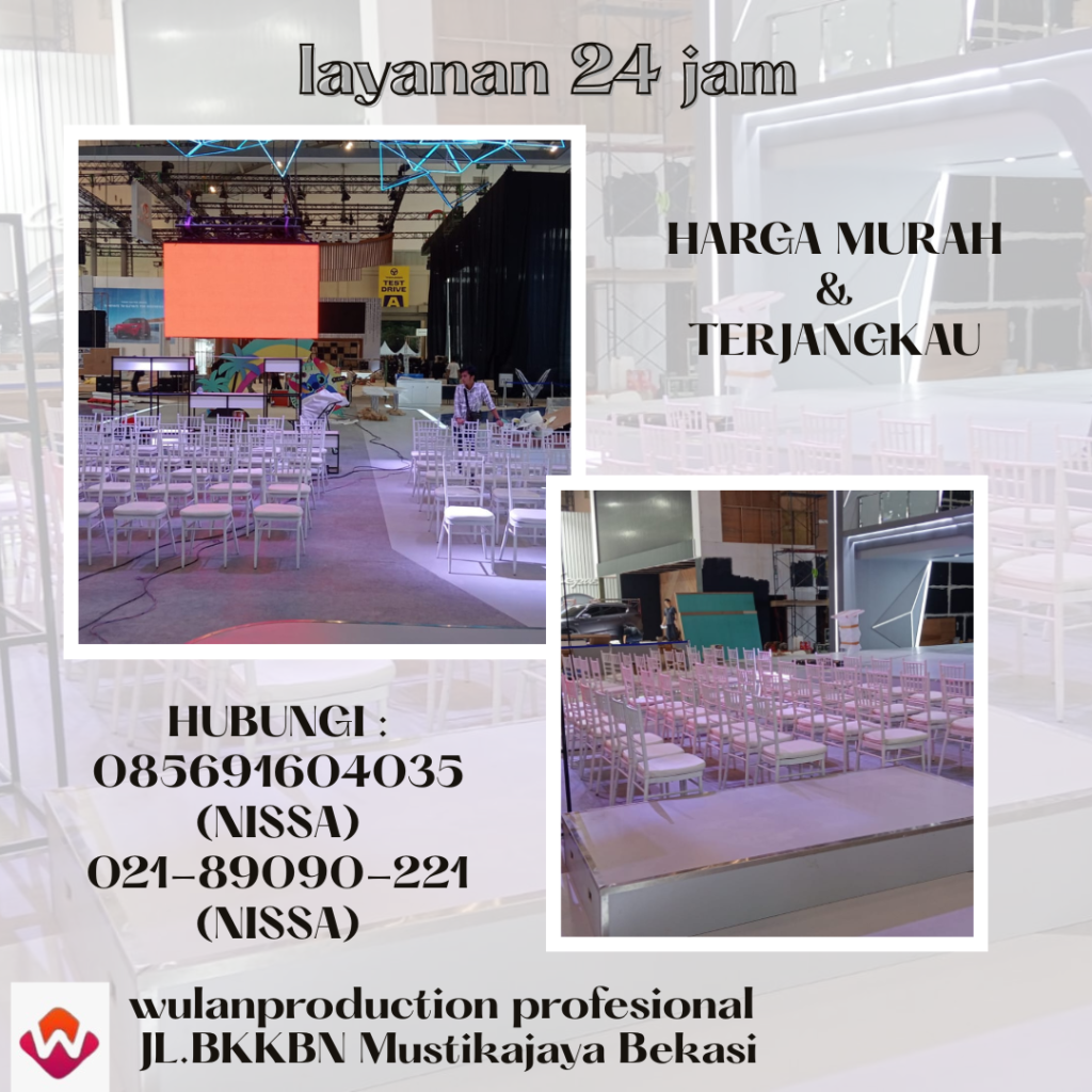 Sewa Kursi Tiffany Tampilan Mewah & Murah Bekasi