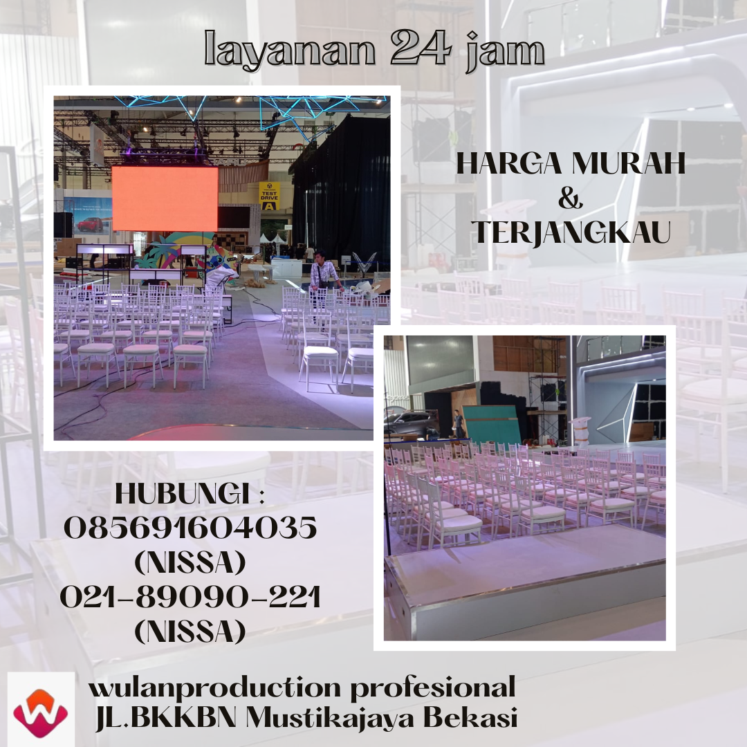 Sewa Kursi Tiffany Tampilan Mewah & Murah Bekasi