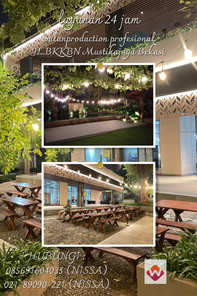 Sewa Lampu Taman, Meja Taman Dan Mistycool Jakarta
