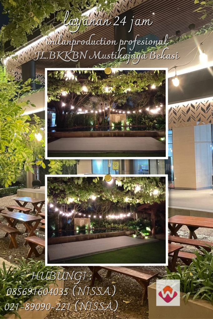Sewa Lampu Taman, Meja Taman Dan Mistycool Jakarta