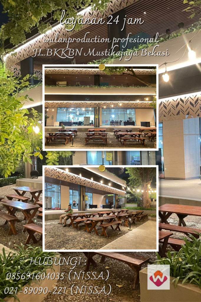 Sewa Lampu Taman, Meja Taman Dan Mistycool Jakarta