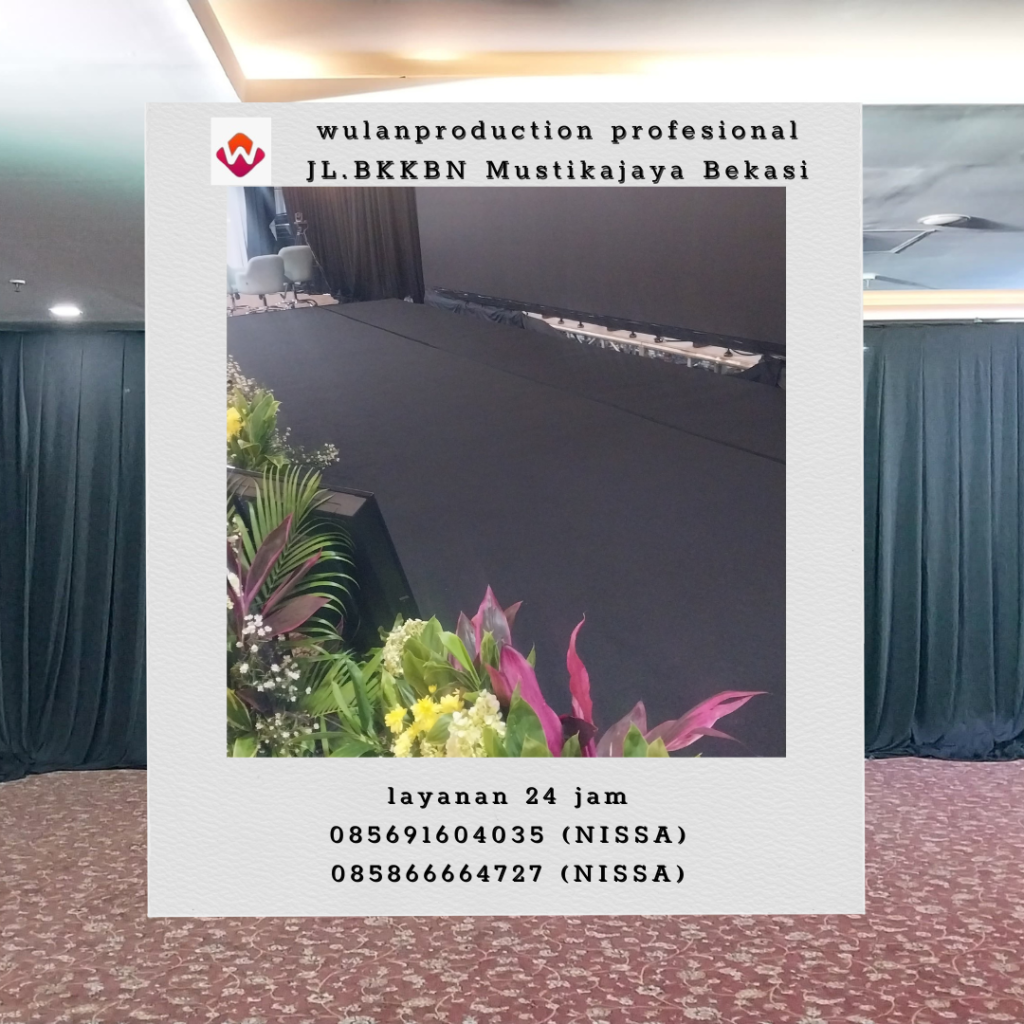 Sewa Stage Cover Karpet Buana Dan Black Curtain Jakarta