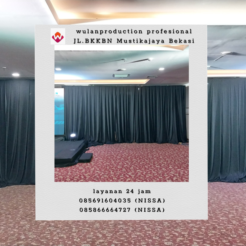 Sewa Stage Cover Karpet Buana Dan Black Curtain Jakarta