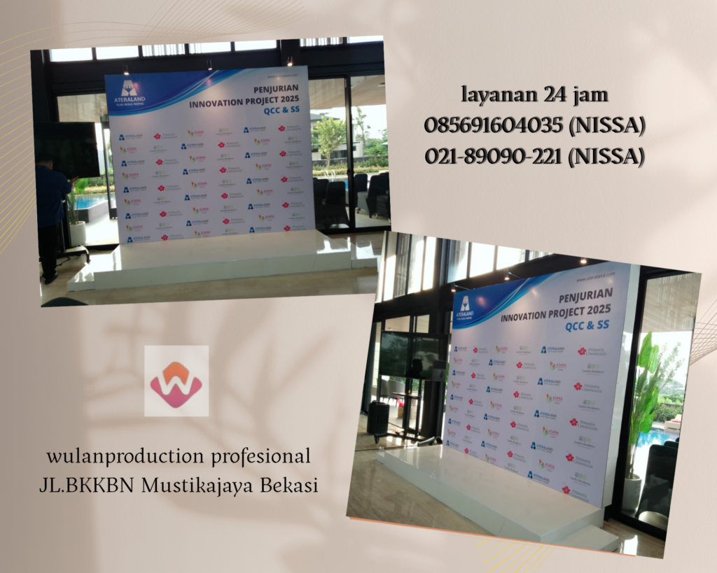 Pusat Sewa Backdrop Customize Dan Panggung Customize Cikarang