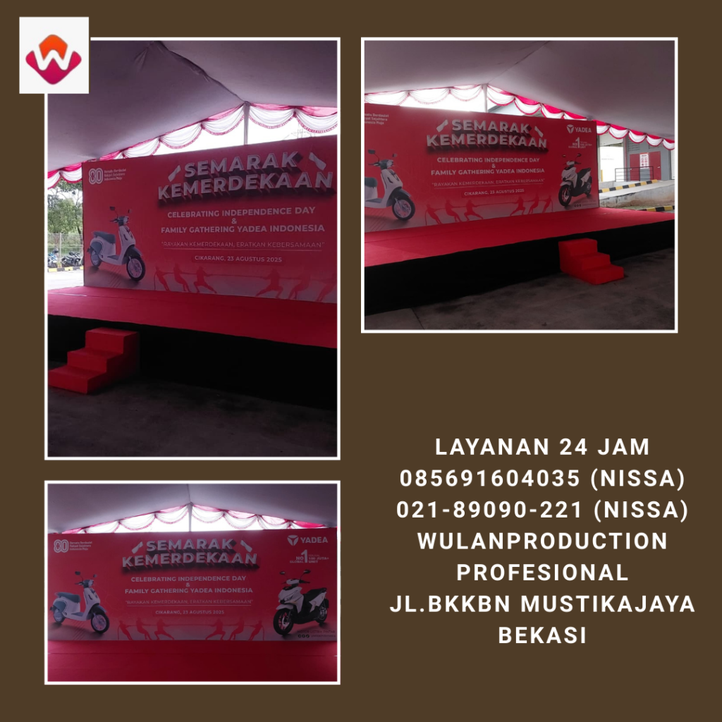Pusat Sewa Backdrop Full Printing Berkualitas Tinggi & Elegan Di Bekasi