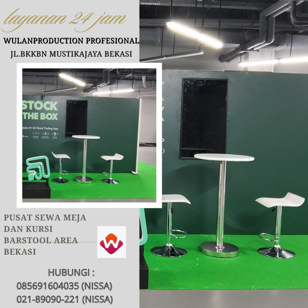 Pusat Sewa Meja Dan Kursi Barstool Area Bekasi