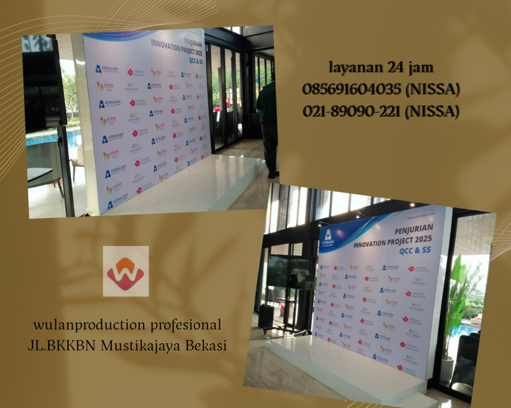 Rental Backdrop Dan Stage Melaminto Putih Jakarta