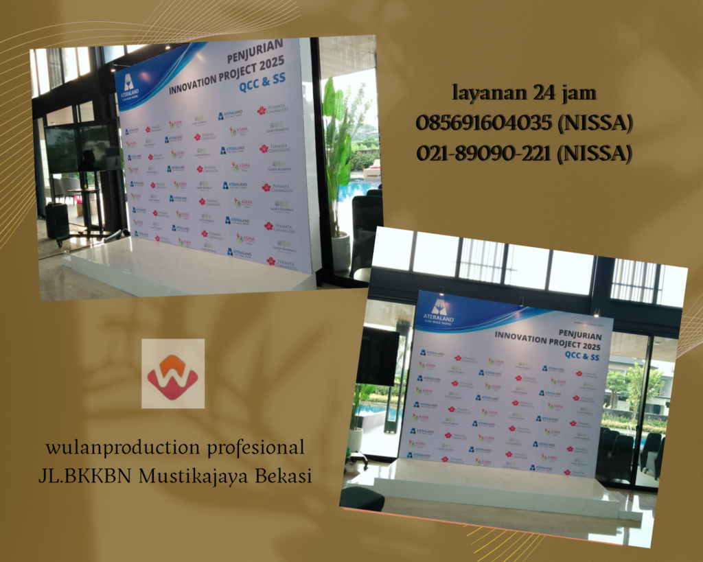 Rental Backdrop Dan Stage Melaminto Putih Jakarta