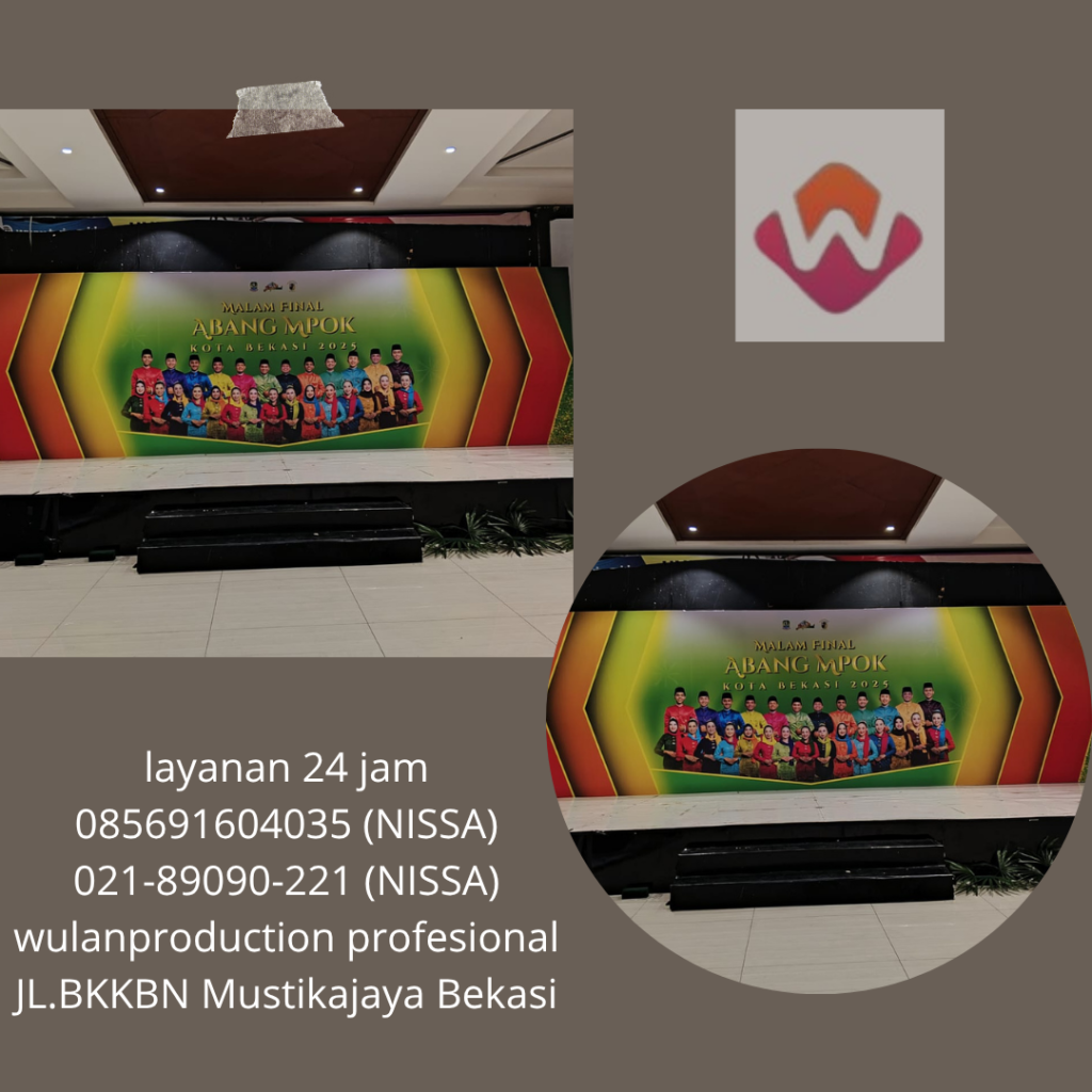 Rental Backdrop Print Flexy China Kaliabang Bekasi