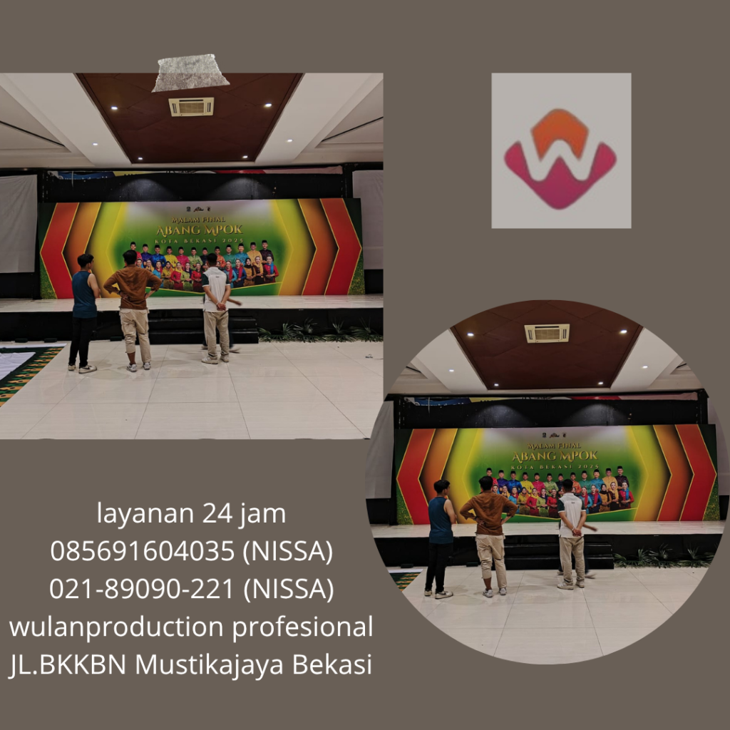 Rental Backdrop Print Flexy China Kaliabang Bekasi