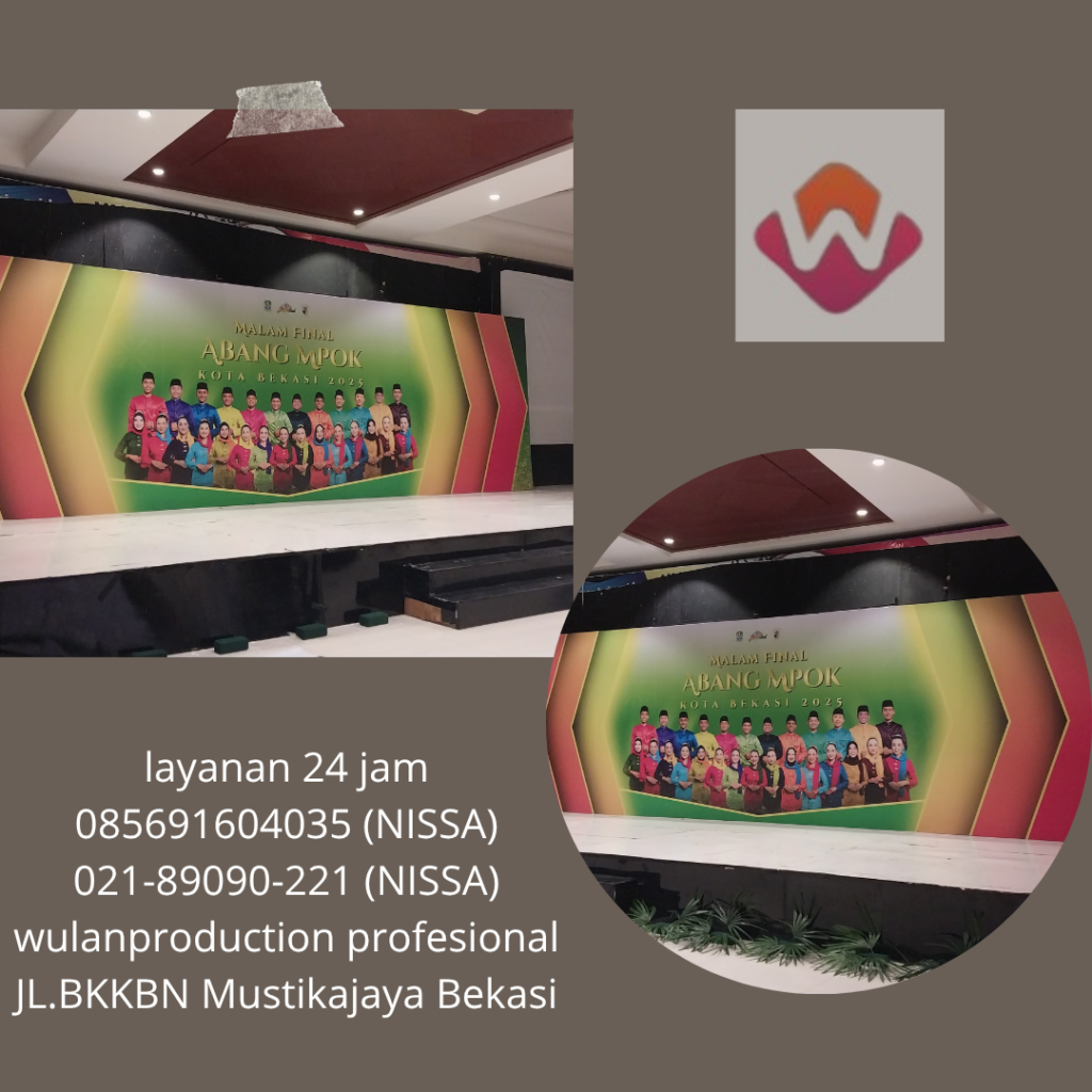 Rental Backdrop Print Flexy China Kaliabang Bekasi