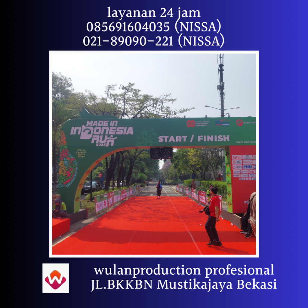 Rental Gate atau Gerbang Masuk Custom Rigging TMII Jakarta