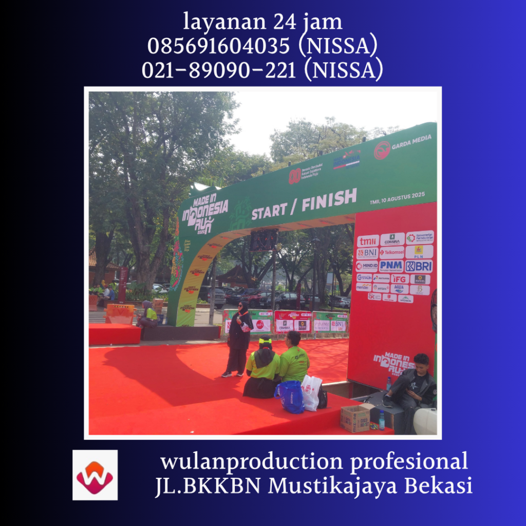 Rental Gate atau Gerbang Masuk Custom Rigging TMII Jakarta